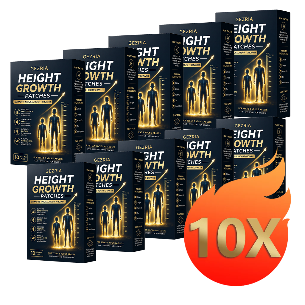 HEIGHT GROWTH PATCHES — Best for ages under 65 | 65+? A perfect gift for your kids & grandkids!