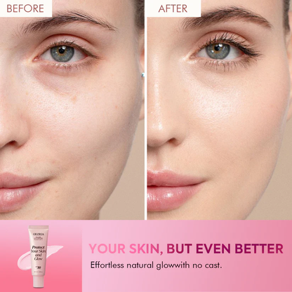 GEZRIA Collagen Glow Sunscreen SPF 50 — No White Cast Daily Glow SPF