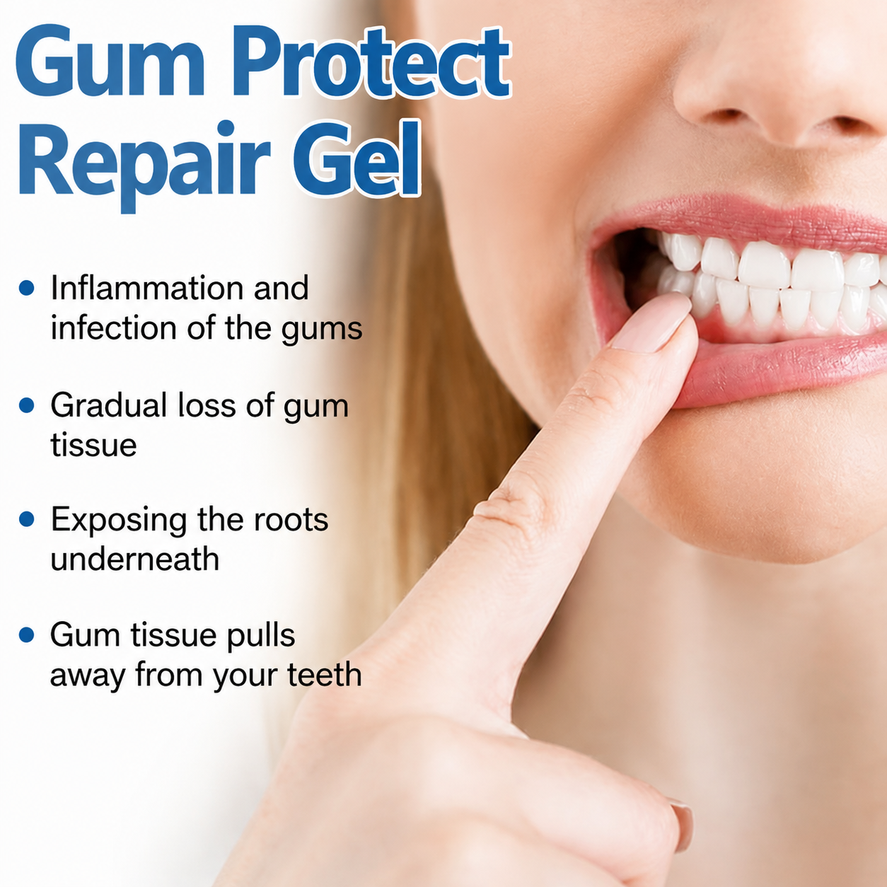 GEZRIA™ Teeth Repair Gel.Bleeding When You Brush? Give Your Gums the Daily Support They’ve Been Missing.