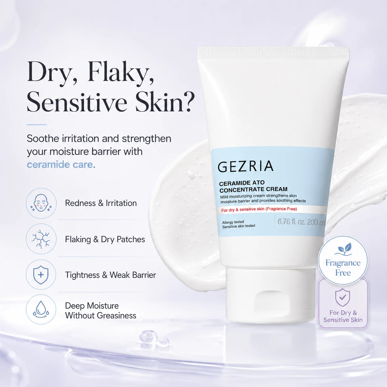 Up to 60% OFF GEZRIA Ceramide Barrier Repair & Deep Moisturizing Cream