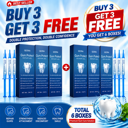 GEZRIA™ Teeth Repair Gel.Bleeding When You Brush? Give Your Gums the Daily Support They’ve Been Missing.