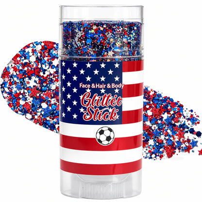 2026 New Arrival World Cup Fan Glitter Stick | Face, Hair & Body Sparkle
