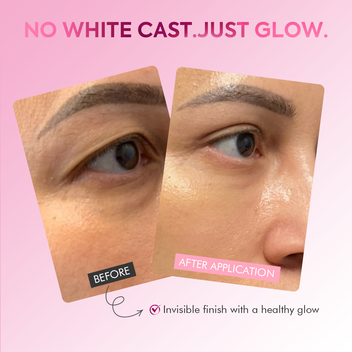 GEZRIA Collagen Glow Sunscreen SPF 50 — No White Cast Daily Glow SPF