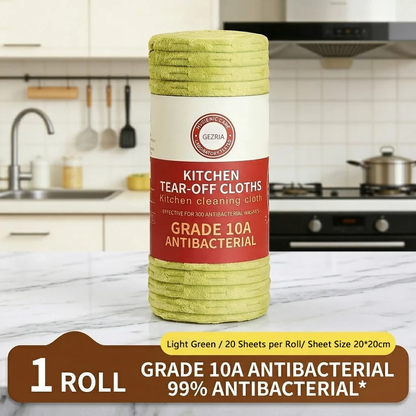 50% OFF GEZRIA™ Reusable Anti-Bacterial Kitchen Cleaning Cloth Roll