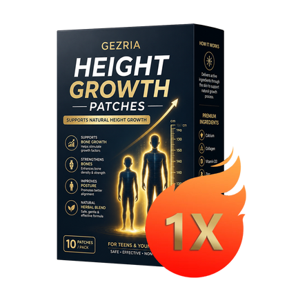 HEIGHT GROWTH PATCHES — Best for ages under 65 | 65+? A perfect gift for your kids & grandkids!