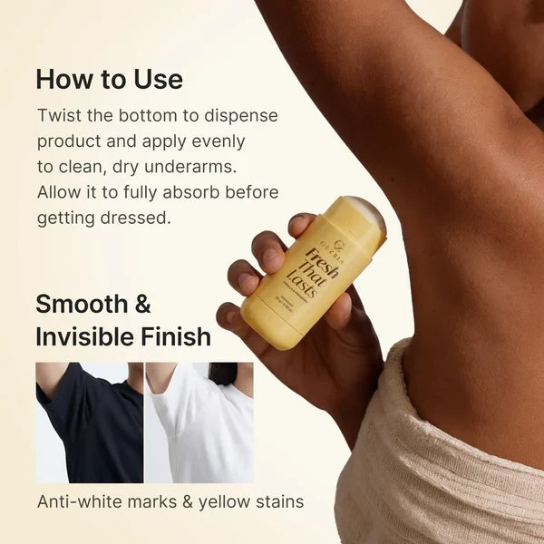 Up to 70% OFF GEZRIA Vanilla Pistachio Deodorant For Odor & Yellow-Stain Worries