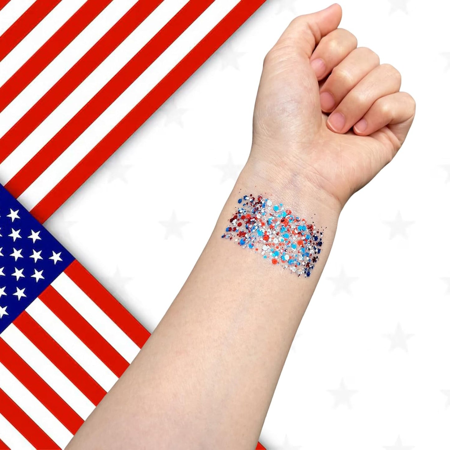 2026 New Arrival World Cup Fan Glitter Stick | Face, Hair & Body Sparkle