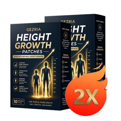 HEIGHT GROWTH PATCHES — Best for ages under 65 | 65+? A perfect gift for your kids & grandkids!