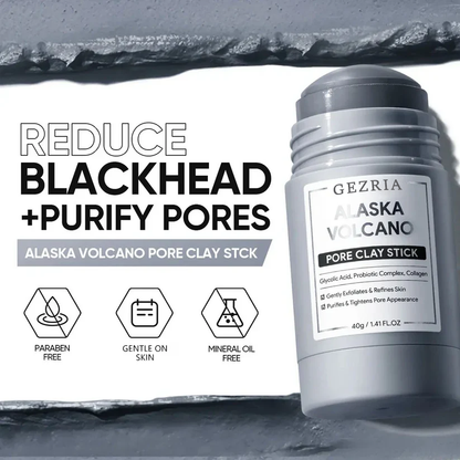 🔥 Buy 1 Get 1 Free  GEZRIA Volcanic Clay Stick — Unclogs Pores, Melts Away Blackheads & Absorbs Excess Oil ✨