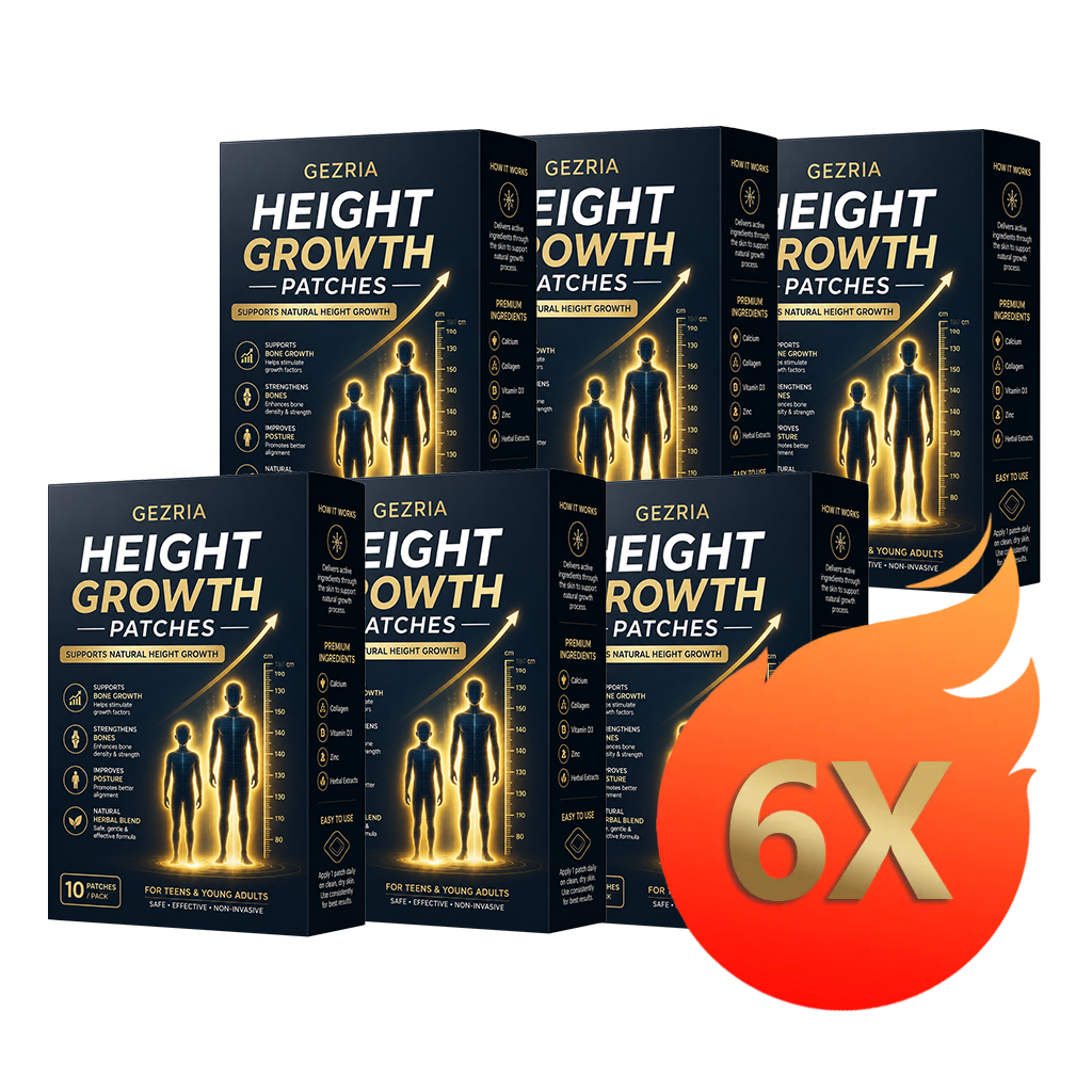 HEIGHT GROWTH PATCHES — Best for ages under 65 | 65+? A perfect gift for your kids & grandkids!